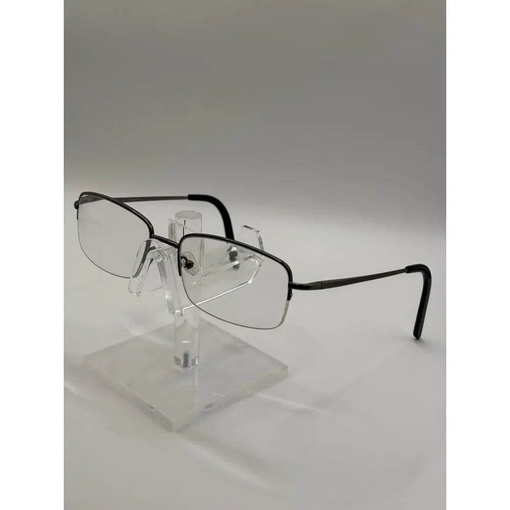 SAKI MOD 312 DGUN Handmade Japan Eyeglass Frames 55-18-145 Gunmetal
